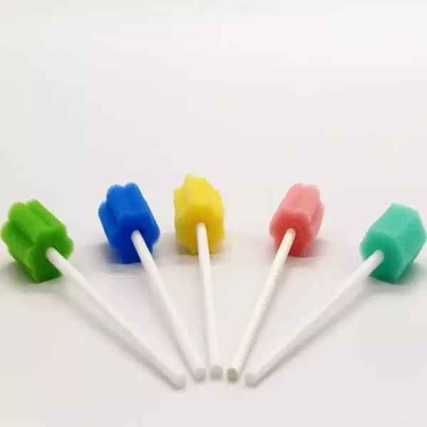 Disposable Medical Foam Tip Suction Sponge Oral Care Swab Toothbrush-2