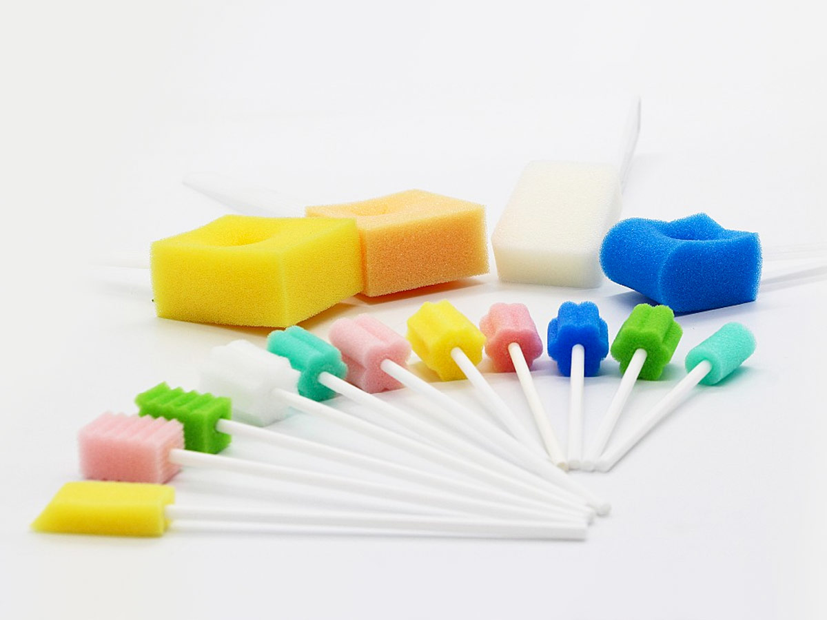 Shape and Texture of Oral Care Swab