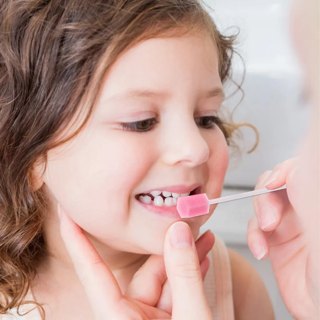 Dental Sponges on a Stick for Children