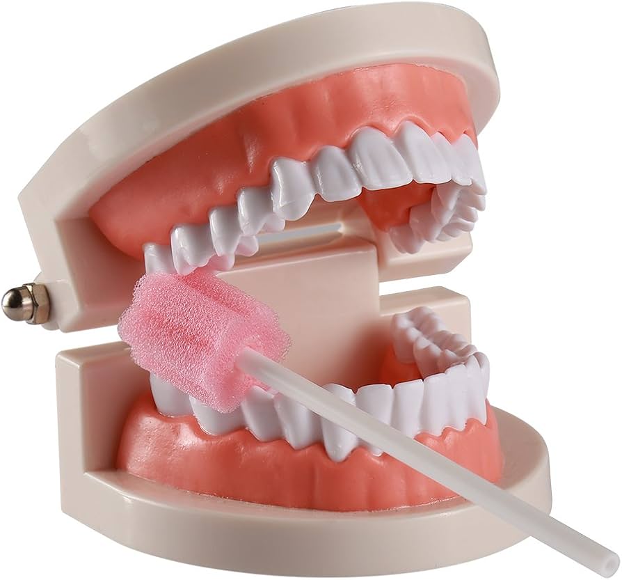 Dental Sponges on a Stick